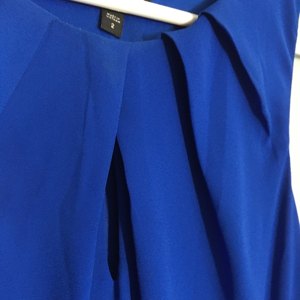 Blue Keyhole Cocktail Dress | XS - Picture 2 of 7